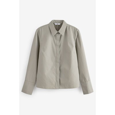 Chemise à manches longues ajustée avec col NEXT