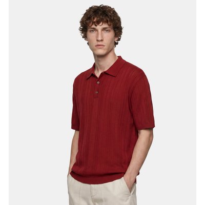 Polo tolico maille pointelle coton GALERIES LAFAYETTE