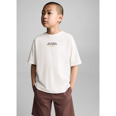 T-shirt en coton imprimé MANGO KIDS
