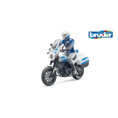 bworld Scrambler Ducati Motard de la police BRUDER