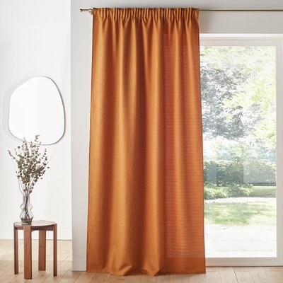 Select Recycled Polyester Curtain with Gathered Header LA REDOUTE INTERIEURS