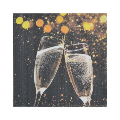 Lot de 20 serviettes en papier Coupe festive DOUCEUR D'INTÉRIEUR