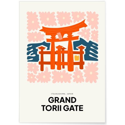 Affiche Japon Porte du Grand Torii L'AFFICHERIE