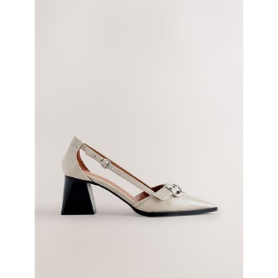 Chaussures en 2 parties à talon carré/boucle NEXT