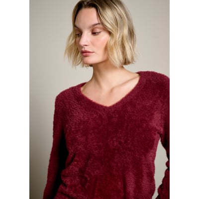 Pull doux à col V LOLALIZA