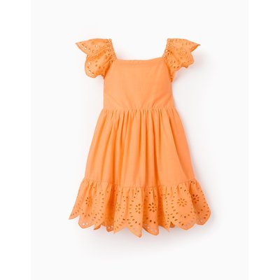 Robe en Coton avec Broderie Anglaise ZIPPY