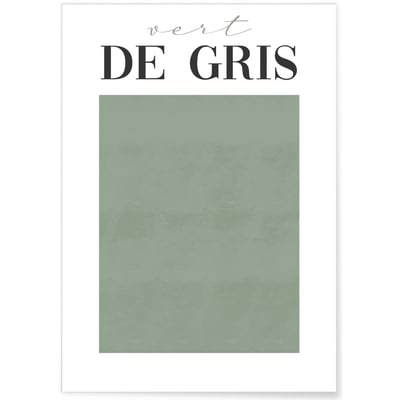 Affiche Vert de Gris L'AFFICHERIE