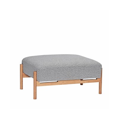 Pouf en polyester HUBSCH