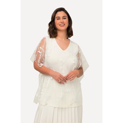 Blouse avec dentelle. Décolleté en V ULLA POPKEN