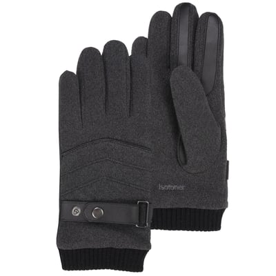 Gants D'hiver Isotoner écran Tactile Noirs - Taille L - Pour Homme - Neuf Avec étiquettes