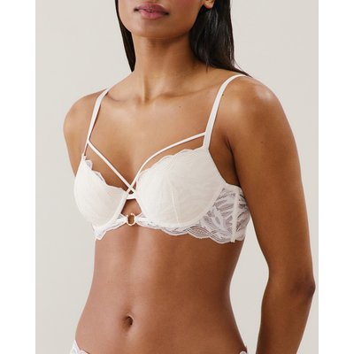 Soutien-gorge push-up en dentelle blanc HOTBUTCOMFIZ UNDIZ
