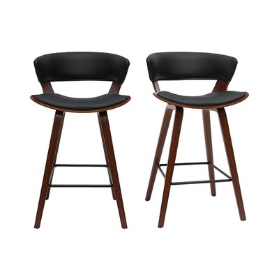 Tabourets de bar design H65 cm (lot de 2) SYRAH MILIBOO