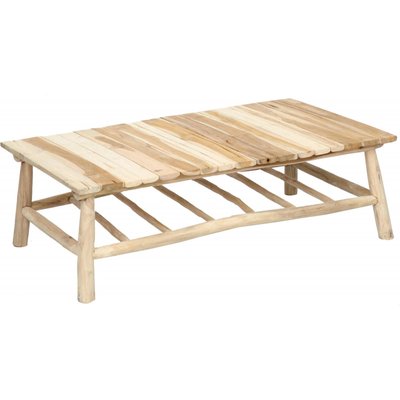 Table Basse Island en Bois de Teck Bazar Bizar RECOLLECTION