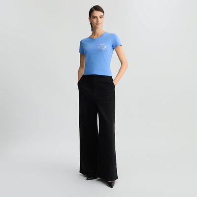 T-shirt avec logo et strass LIU JO