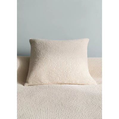 Housse de coussin en coton garment-dyed waffle 50x50 cm MANGO HOME