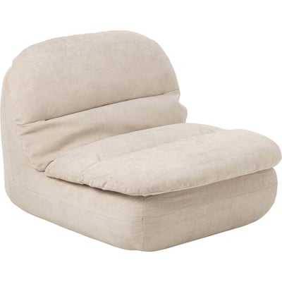 Chaise longue en tissu moelleux compressé RECOLLECTION