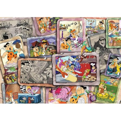 Puzzle 1000 pièces - Les Pierrafeu RAVENSBURGER