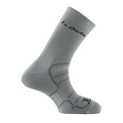 Mi-chaussettes La Double® Authentic en polyester THYO