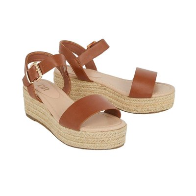 Chaussures talon compense corde La Redoute