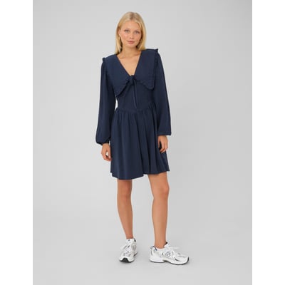 Robe à col volanté BZB