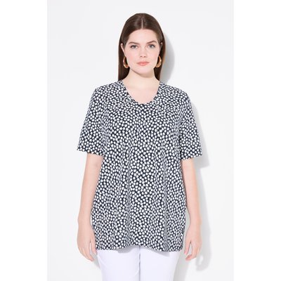 T-shirt avec plis fantaisie, coupe évasée ULLA POPKEN