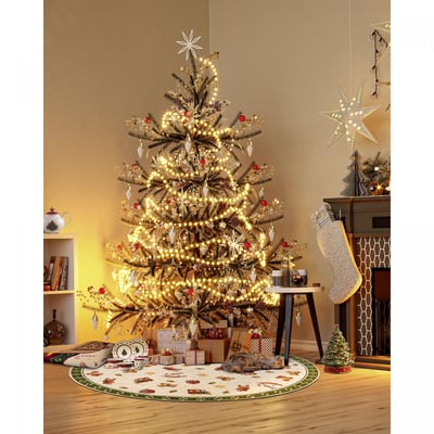 Tapis salon ou enfant NOEL, tapis kilim fin et original UN AMOUR DE TAPIS