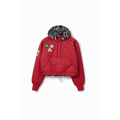 Sweat-shirt matelassé avec patchs DESIGUAL