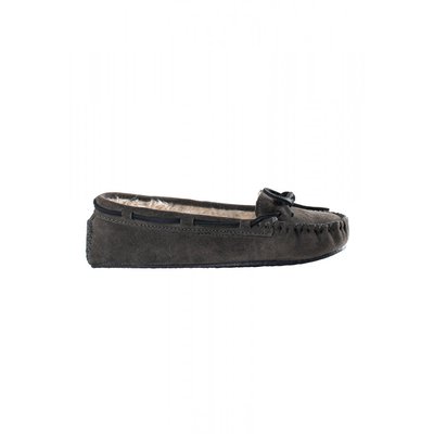 Mocassins en daim fourrés en laine CALLY MINNETONKA