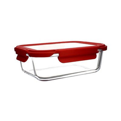 Boîte hermétique rectangle en verre 630ml, CRISTAL MENASTYL
