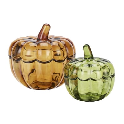 Boite verre bonbonnière  set de 2 MADAM STOLTZ