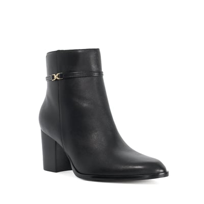 Bottines Chelsea en cuir à talons et semelles crantées - PUG DUNE LONDON