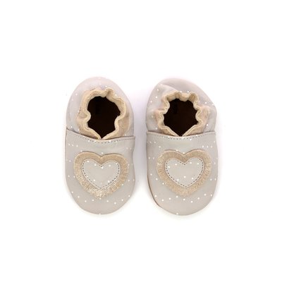 Chaussons en cuir Baby Tiny Heart ROBEEZ