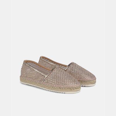 Espadrilles en filet avec strass ALMA EN PENA