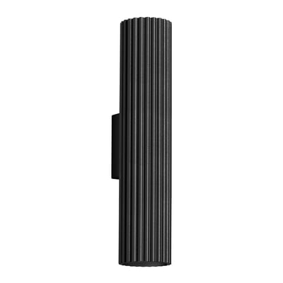 Applique Aluminium Noir GU10 2 Karbon 30 EDEN