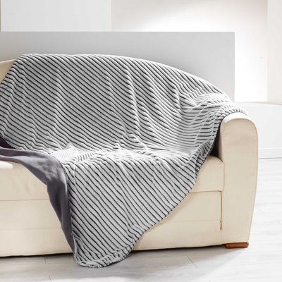 Plaid Couverture Flanelle Jacquard Collection Yolan DOUCEUR D'INTÉRIEUR