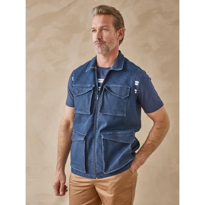 Veste sans manches en jean DAXON