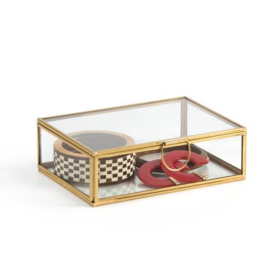 Uyova Rectangular Glass & Metal Display Box LA REDOUTE INTERIEURS