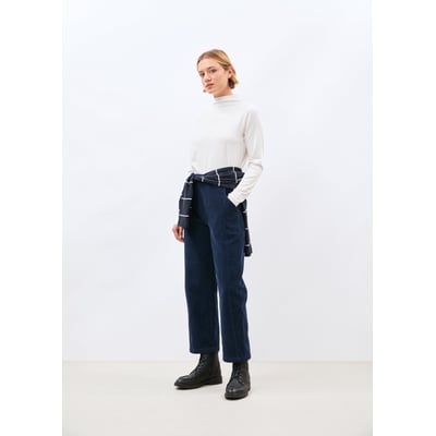 Pantalon carotte 7/8ème en velours côtelé HUMILITY