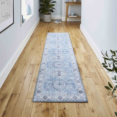 Colourful Traditional Style Runner Rug - 225x60cm SO'HOME