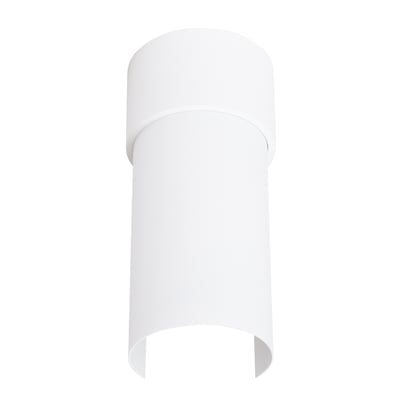 Plafonnier Acier Blanc E27 1 Flash EDEN