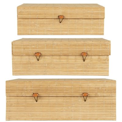 Boite rangement bambou  set de 3 IB LAURSEN