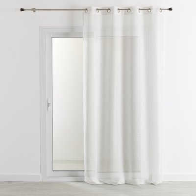 Rideau voilage 100% lin fluide HOME MAISON