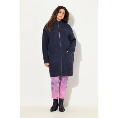 Cardigan long en maille côtelée ULLA POPKEN