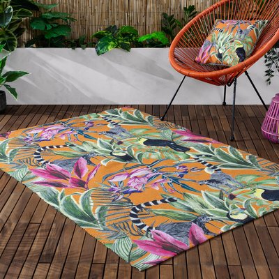 Kali Animals Digitally Printed Indoor/Outdoor Rug WYLDER