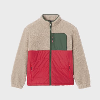 Veste bi-matières en sherpa BILLYBELT