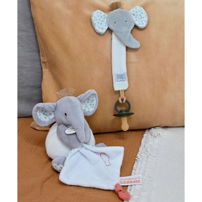 Peluche avec doudou mouchoir DOUDOU ET COMPAGNIE