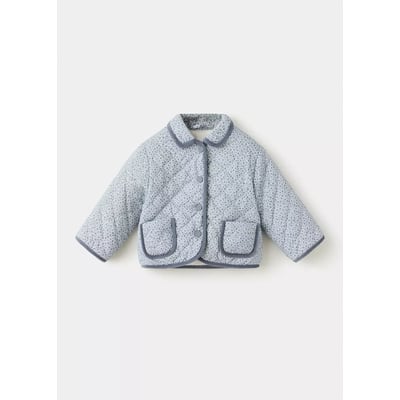 Veste matelassée à fleurs MANGO BABY
