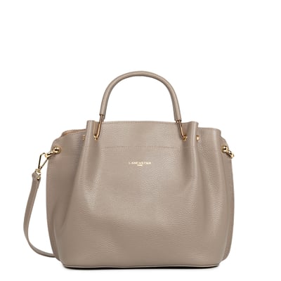 Sac à main zippé L en cuir, FOULONNE DOUBLE LOUISA LANCASTER