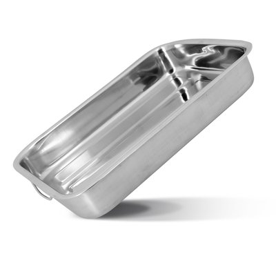 Plat à four rectangulaire en inox avec poignées 40x28cm, HARRY MENASTYL