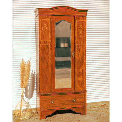 Armoire élégante avec miroir Blandine N°491 - Bon état DEBONGOUT